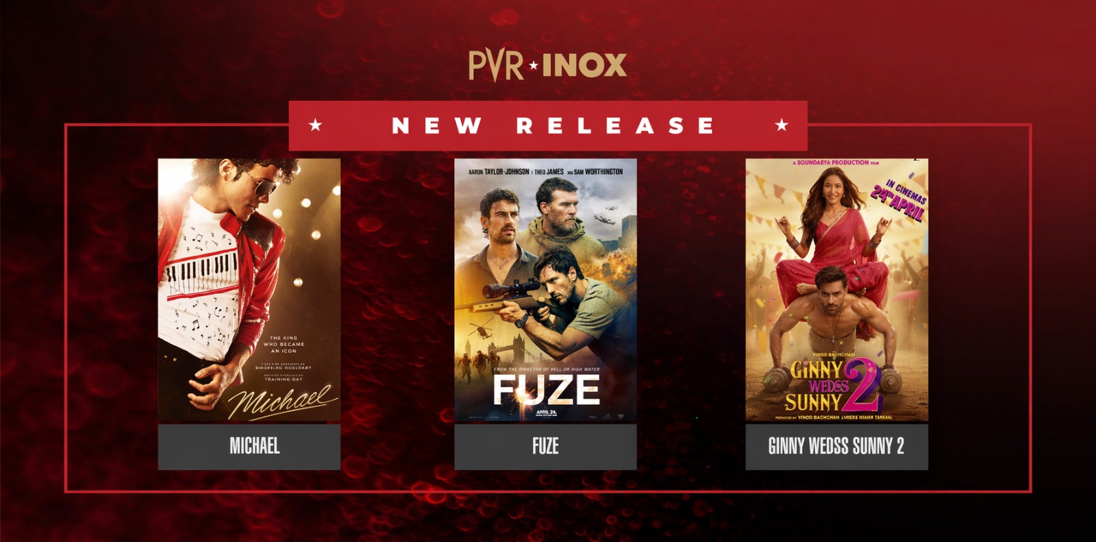PVR INOX Unveils Exciting Late-April Film Lineup Featuring Biopics, Thrillers, Rom-Coms and a Cult Classic Re-Release
